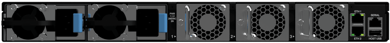 WK-1616 chassis, rear panel with per-port HDMI and USB connectors